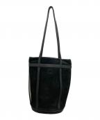 LOEWEロエベ）の古着「スウェードアナグラムトートバッグ」｜ブラック