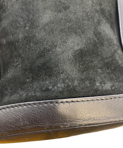 LOEWE（ロエベ）LOEWE (ロエベ) スウェードアナグラムトートバッグ ブラックの古着・服飾アイテム