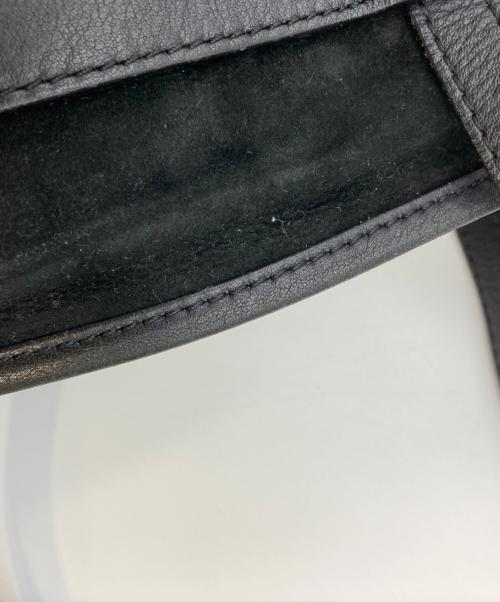 LOEWE（ロエベ）LOEWE (ロエベ) スウェードアナグラムトートバッグ ブラックの古着・服飾アイテム