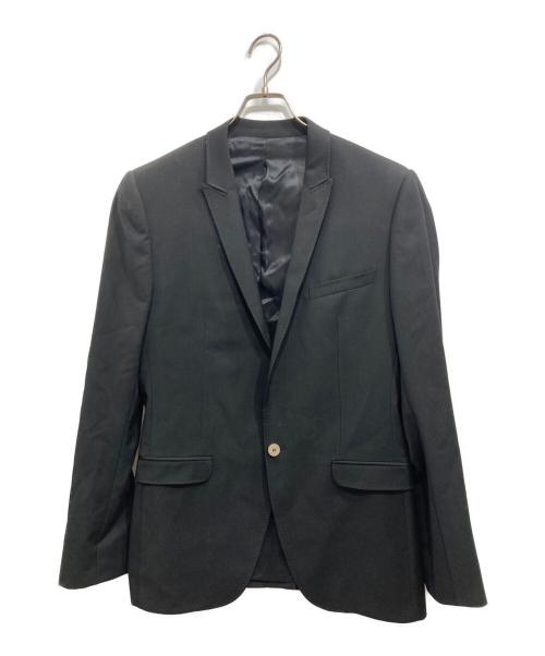 D&G（ディーアンドジー）D&G (ディーアンドジー) ピークドラペル 1Bジャケット ブラック サイズ:46の古着・服飾アイテム