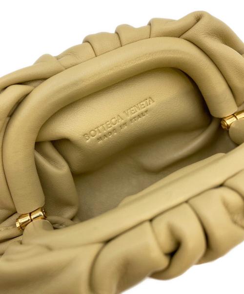 BOTTEGA VENETA（ボッテガベネタ）BOTTEGA VENETA (ボッテガベネタ) ザ ポーチ コインパース ショルダー コインケース ベージュの古着・服飾アイテム