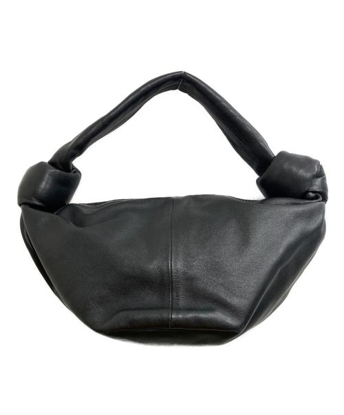BOTTEGA VENETA（ボッテガベネタ）BOTTEGA VENETA (ボッテガベネタ) DOUBLE KNOTハンドバッグ ブラックの古着・服飾アイテム