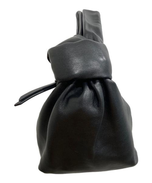 BOTTEGA VENETA（ボッテガベネタ）BOTTEGA VENETA (ボッテガベネタ) DOUBLE KNOTハンドバッグ ブラックの古着・服飾アイテム