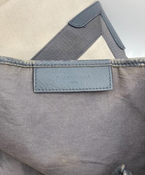 BALENCIAGA（バレンシアガ）BALENCIAGA (バレンシアガ) ネイビーカバスM/トートバッグの古着・服飾アイテム