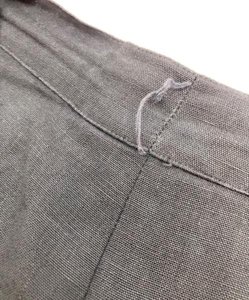 MaxMara（マックスマーラ）MaxMara (マックスマーラ) リネンワイドパンツ ブラック サイズ:44の古着・服飾アイテム