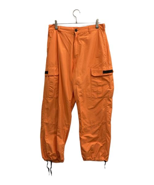 X-LARGE（エクストララージ）X-LARGE (エクストララージ) リップストップカーゴパンツ オレンジ サイズ:34 未使用品の古着・服飾アイテム