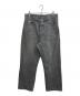 A BATHING APE（アベイシングエイプ）の古着「Line Camo Jacquard One Point Relaxed Fit 13oz Denim Pants」｜グレー