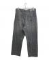 A BATHING APE (アベイシングエイプ) Line Camo Jacquard One Point Relaxed Fit 13oz Denim Pants グレー サイズ:XL：23000円