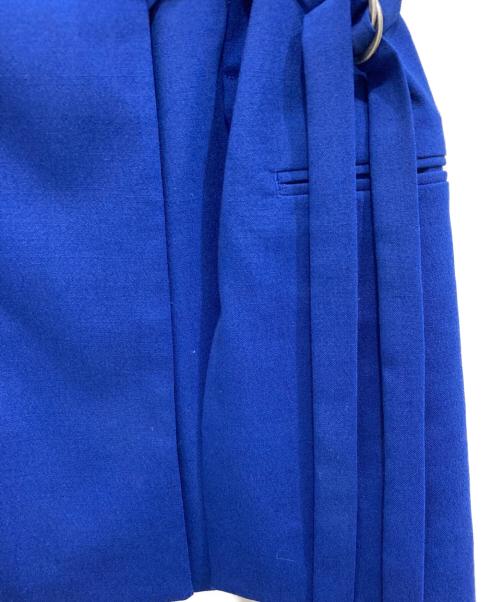 MURRAL（ミューラル）MURRAL (ミューラル) Slit short sleeve jacket/スリット　ショートスリーブ　ジャケット ブルー サイズ:Fの古着・服飾アイテム