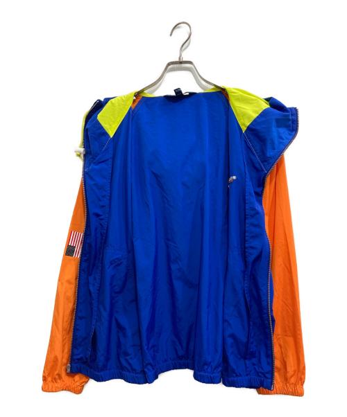 POLO SPORT（ポロスポーツ）POLO SPORT (ポロスポーツ) ナイロンジャケット ブルー×オレンジ サイズ:Ｓの古着・服飾アイテム