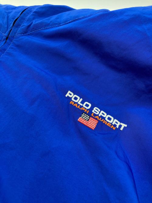 POLO SPORT（ポロスポーツ）POLO SPORT (ポロスポーツ) ナイロンジャケット ブルー×オレンジ サイズ:Ｓの古着・服飾アイテム