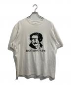 A BATHING APEアベイシングエイプ）の古着「ベートーヴェン プリントTシャツ」｜ホワイト