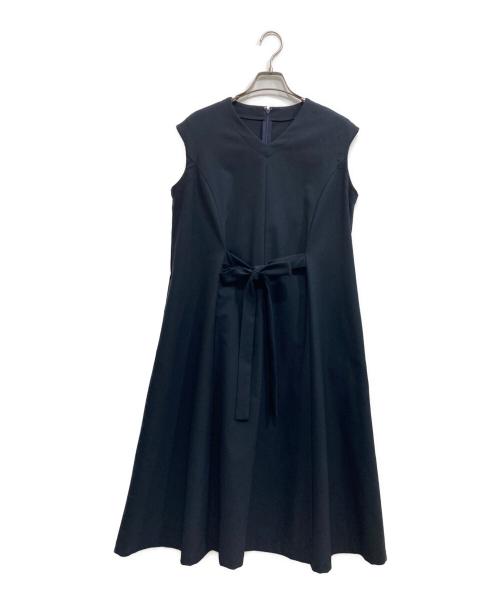 Audire（アウディーレ）audire (アウディーレ) ノースリーブワンピース ネイビー サイズ:Lの古着・服飾アイテム