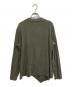 GIORGIO ARMANI (ジョルジョアルマーニ) カシュクール ストレッチ  アシンメトリーカットソー カーキ サイズ:USA48：15000円