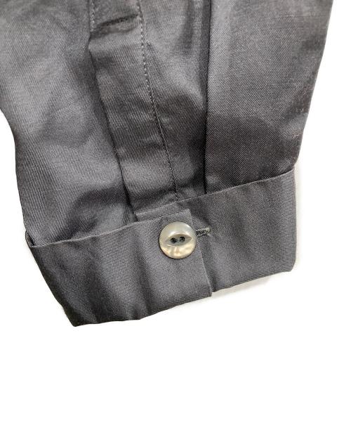 LIMI feu（リミフゥ）LIMI feu (リミフゥ) ウールキュプラロングシャツ グレー サイズ:Sの古着・服飾アイテム