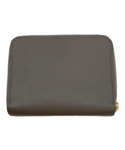 Saint Laurent Paris（サンローランパリ）Saint Laurent Paris (サンローランパリ) 2つ折り財布/ロゴ コンパクトウォレット グレーの古着・服飾アイテム