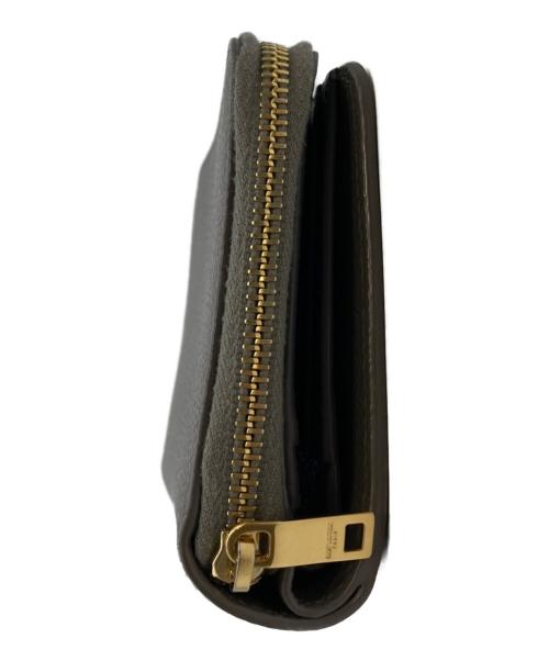 Saint Laurent Paris（サンローランパリ）Saint Laurent Paris (サンローランパリ) 2つ折り財布/ロゴ コンパクトウォレット グレーの古着・服飾アイテム