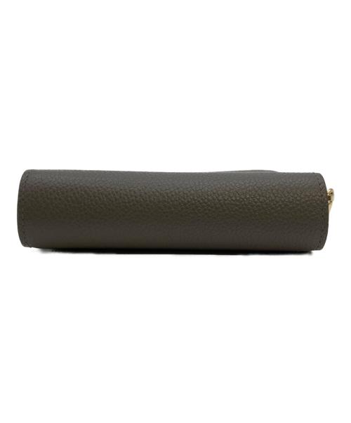 Saint Laurent Paris（サンローランパリ）Saint Laurent Paris (サンローランパリ) 2つ折り財布/ロゴ コンパクトウォレット グレーの古着・服飾アイテム