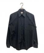 Yohji Yamamoto COSTUME D'HOMMEヨウジヤマモトコスチュームドオム）の古着「ベーシックシャツ」｜ブラック