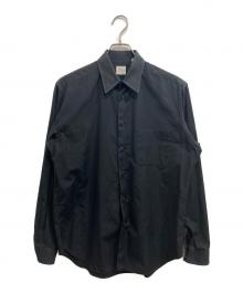 Yohji Yamamoto COSTUME D'HOMME（ヨウジヤマモトコスチュームドオム）の古着「ベーシックシャツ」｜ブラック