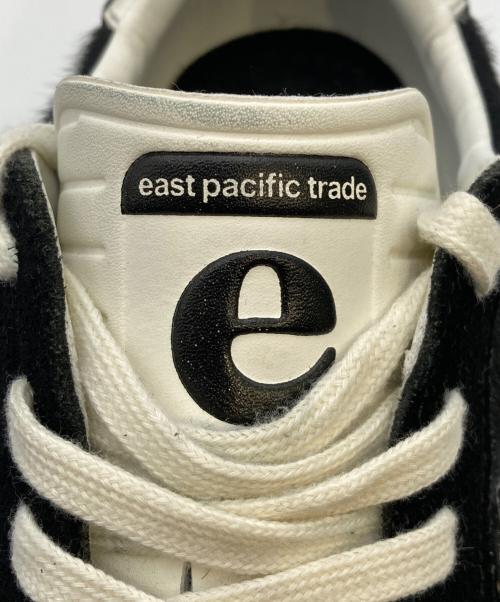 EAST PACIFIC TRADE（イーストパシフィックトレード）EAST PACIFIC TRADE (イーストパシフィックトレード) ローカットスニーカー/「ept」BONITO (black pony off white) ブラック サイズ:28cm/US10/UK9/EUR43の古着・服飾アイテム