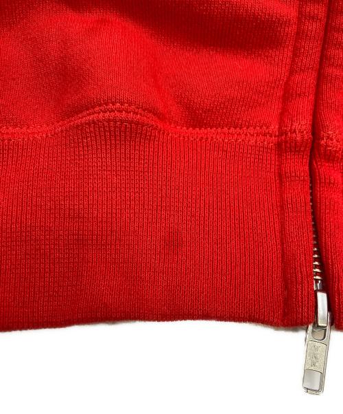 BoTT（ボット）BoTT (ボット) BANG LOGO ZIP HOODIE レッド サイズ:Mの古着・服飾アイテム