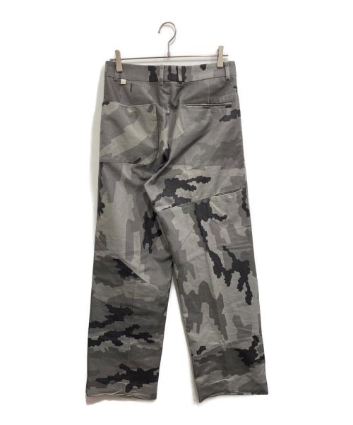 FAF(fake ass flowers)（フェイク アス フラワーズ）FAF(fake ass flowers) (フェイク アス フラワーズ) Switching Slacks(SHADOW CAMO) グレー サイズ:2の古着・服飾アイテム