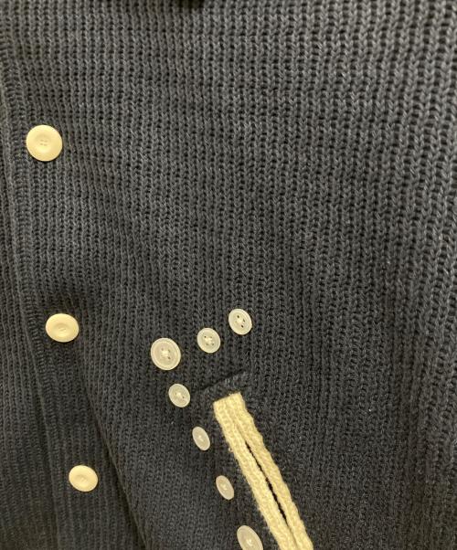 PLATEAU STUDIO（プラテウスタジオ）PLATEAU STUDIO (プラテウスタジオ) Button varsity jacket ネイビー サイズ:1の古着・服飾アイテム