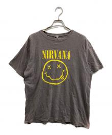anvil（アンヴィル）の古着「スマイリーフェイスTシャツ」｜グレー