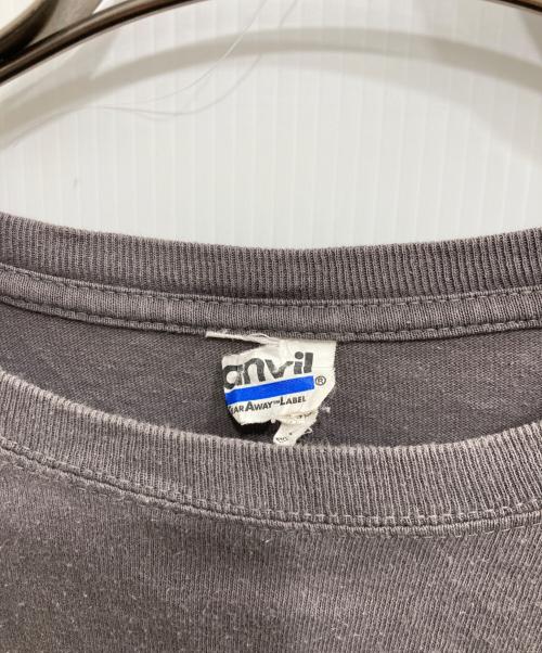 anvil（アンヴィル）anvil (アンヴィル) スマイリーフェイスTシャツ グレー サイズ:不明の古着・服飾アイテム