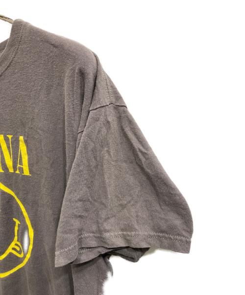 anvil（アンヴィル）anvil (アンヴィル) スマイリーフェイスTシャツ グレー サイズ:不明の古着・服飾アイテム