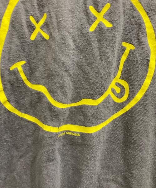 anvil（アンヴィル）anvil (アンヴィル) スマイリーフェイスTシャツ グレー サイズ:不明の古着・服飾アイテム