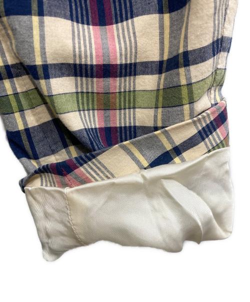 POLO RALPH LAUREN（ポロ・ラルフローレン）POLO RALPH LAUREN (ポロ・ラルフローレン) マドラスチェック柄3Bジャケット マルチカラー サイズ:38の古着・服飾アイテム