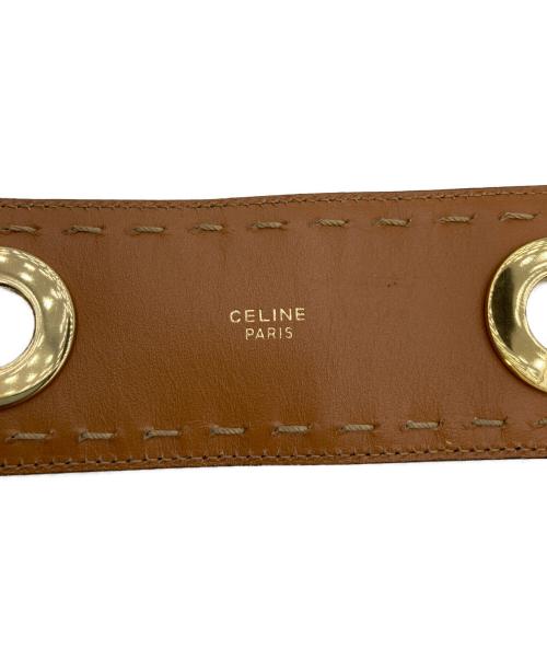 CELINE（セリーヌ）CELINE (セリーヌ) サークルロゴベルト ブラウンの古着・服飾アイテム