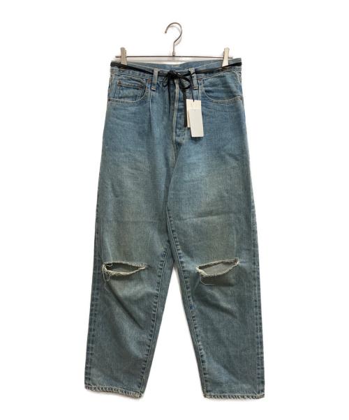 stein（シュタイン）stein (シュタイン) VINTAGE REPRODUCTION DAMAGE DENIM JEANS インディゴ サイズ:Sの古着・服飾アイテム