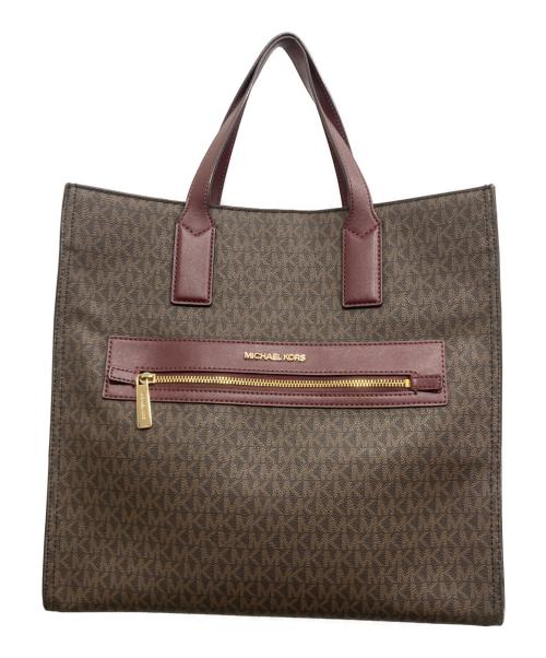 MICHAEL KORS（マイケルコース）MICHAEL KORS (マイケルコース) トートバッグ ブラウンの古着・服飾アイテム