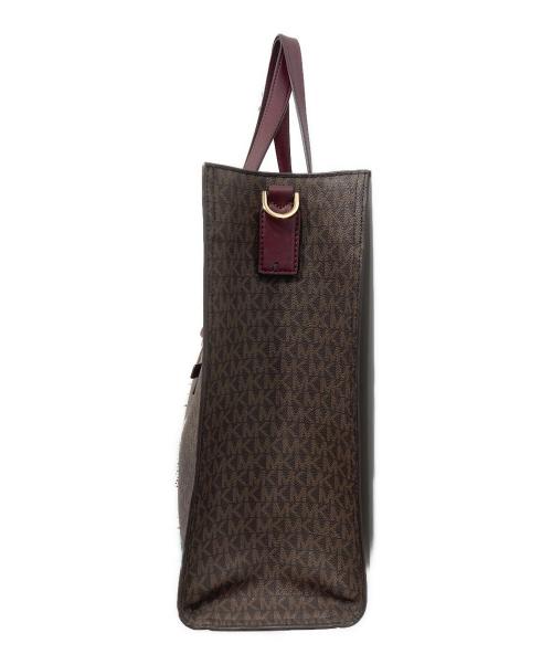 MICHAEL KORS（マイケルコース）MICHAEL KORS (マイケルコース) トートバッグ ブラウンの古着・服飾アイテム