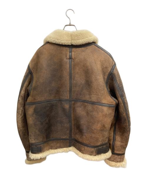 AVIREX（アヴィレックス）AVIREX (アヴィレックス) B-3 ムートンジャケット ブラウン サイズ:42の古着・服飾アイテム