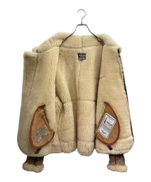 AVIREX（アヴィレックス）AVIREX (アヴィレックス) B-3 ムートンジャケット ブラウン サイズ:42の古着・服飾アイテム