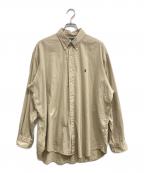 RALPH LAURENラルフローレン）の古着「ボタンダウンシャツ」｜ベージュ