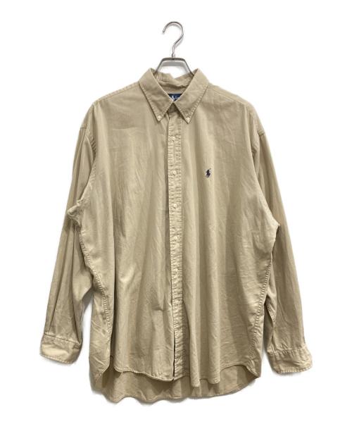 RALPH LAUREN（ラルフローレン）RALPH LAUREN (ラルフローレン) ボタンダウンシャツ ベージュ サイズ:XLの古着・服飾アイテム
