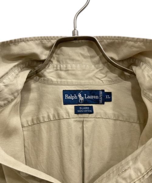 RALPH LAUREN（ラルフローレン）RALPH LAUREN (ラルフローレン) ボタンダウンシャツ ベージュ サイズ:XLの古着・服飾アイテム