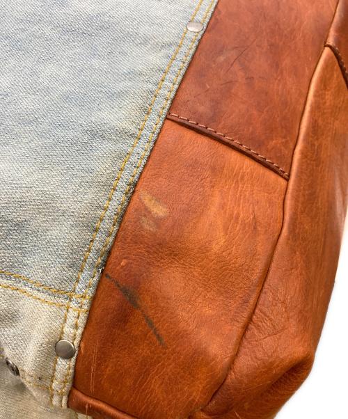 DIESEL（ディーゼル）DIESEL (ディーゼル) デニムボストンバッグ ブルーの古着・服飾アイテム