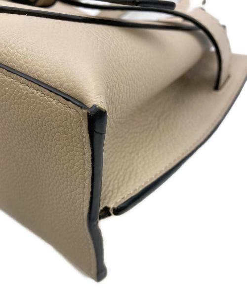 LOEWE（ロエベ）LOEWE (ロエベ) ゲートトップ ハンドバッグ ベージュの古着・服飾アイテム