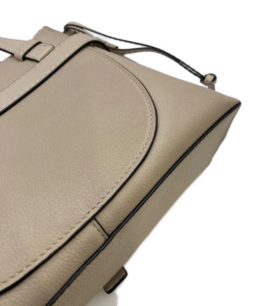 LOEWE（ロエベ）LOEWE (ロエベ) ゲートトップ ハンドバッグ ベージュの古着・服飾アイテム