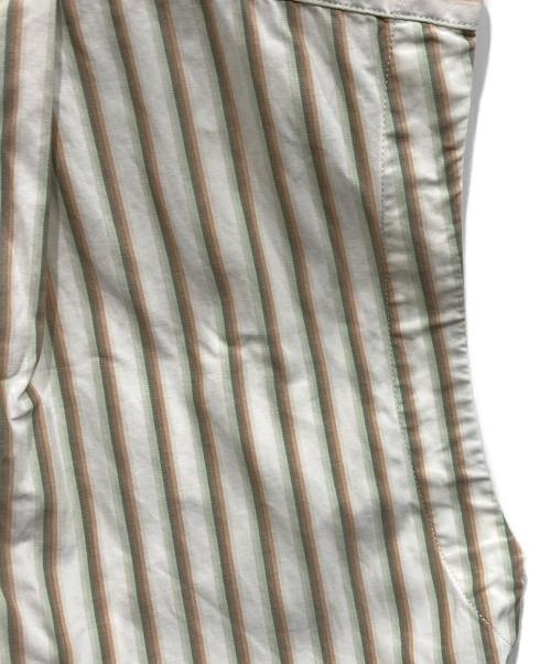 AURALEE（オーラリー）AURALEE (オーラリー) WASHED FINX TWILL STRIPE SLEEVELESS SHIRTS マルチカラーの古着・服飾アイテム