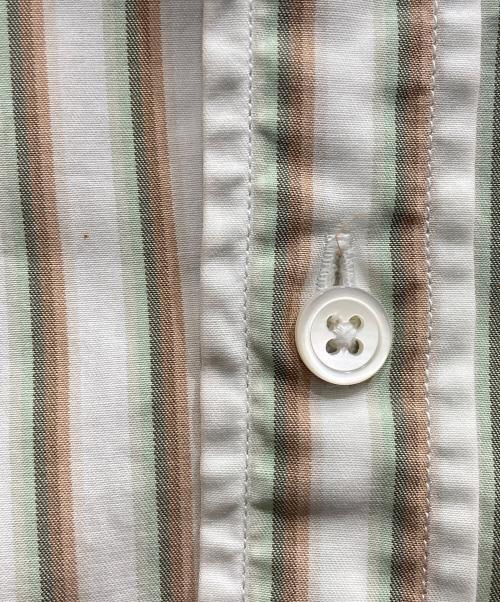 AURALEE（オーラリー）AURALEE (オーラリー) WASHED FINX TWILL STRIPE SLEEVELESS SHIRTS マルチカラーの古着・服飾アイテム