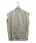 AURALEE（オーラリー）の古着「WASHED FINX TWILL STRIPE SLEEVELESS SHIRTS」｜マルチカラー