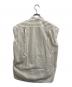 AURALEE (オーラリー) WASHED FINX TWILL STRIPE SLEEVELESS SHIRTS マルチカラー：5000円