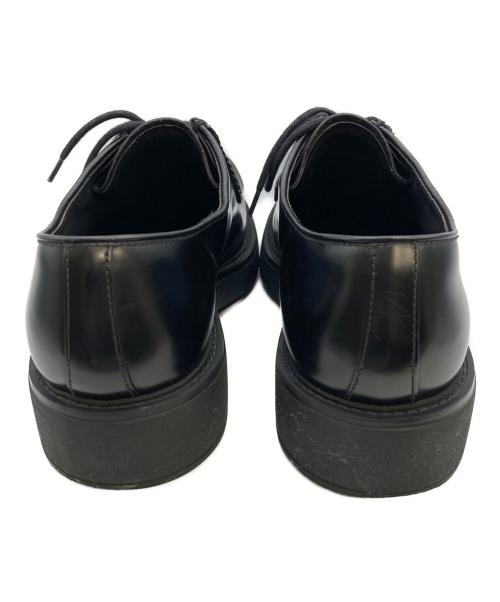 PRADA（プラダ）PRADA (プラダ) ダイアパソン オペークブラッシュドレザーシューズ ブラック サイズ:10　2/1の古着・服飾アイテム